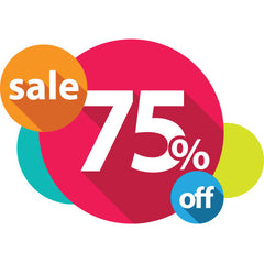Closeout Items now 75% off!