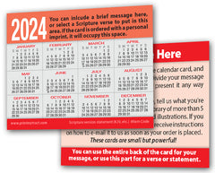 Calendar Card Tracts