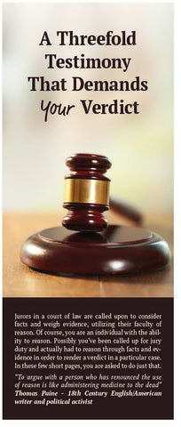 A Threefold Testimony That Demands Your Verdict