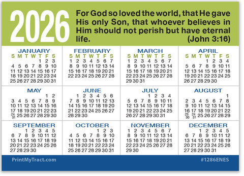 Wages of Sin Calendar Card