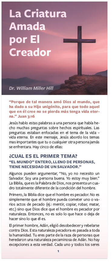 Loved By Your Creator (Spanish)