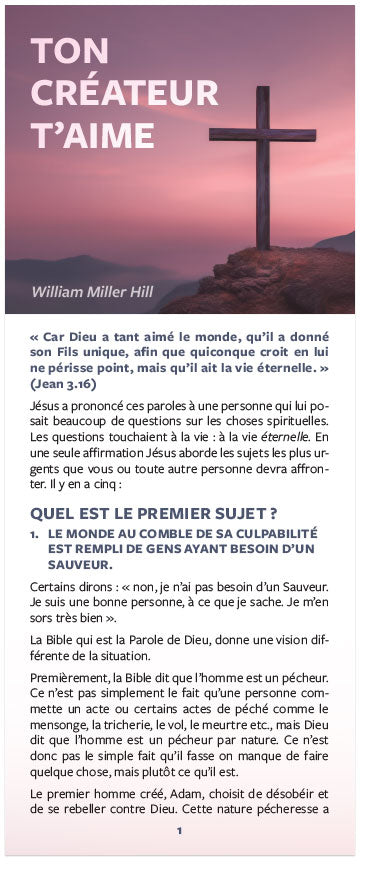Loved By Your Creator (French)