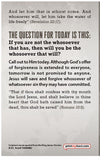 Wanted: Whosoever Will