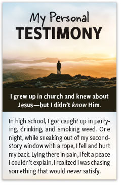 My Personal Testimony (Mini Card)