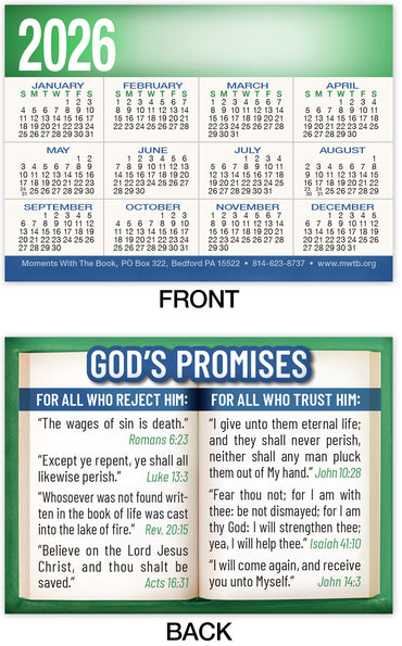 Calendar Card: God’s Promises (Personalized)