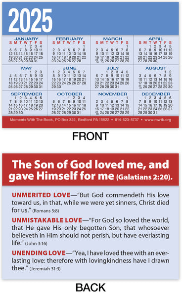 Calendar Card: The Son of God (Personalized)