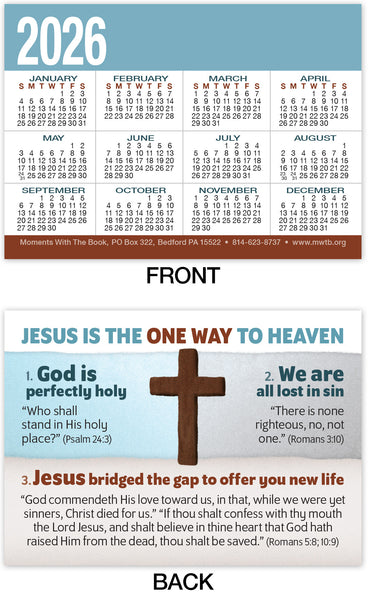 Calendar Card: One Way (Personalized)