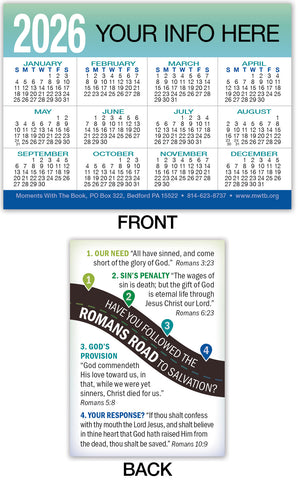 Calendar Card: Romans Road (Personalized)