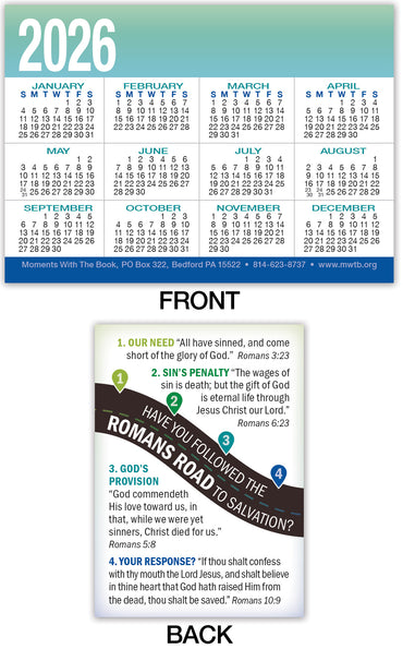 Calendar Card: Romans Road (Personalized)