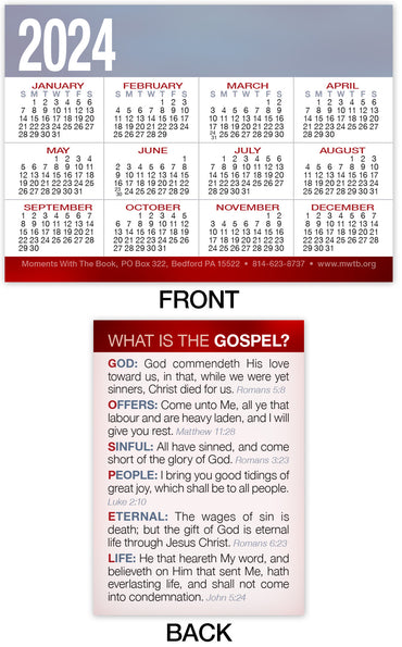 Calendar Card: What Is The Gospel? (Personalized)