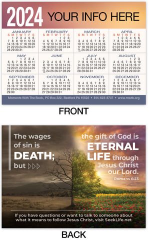 Calendar Card: The Gift of God (Personalized)