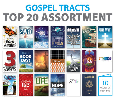 Gospel Tracts Top 20 Assortment
