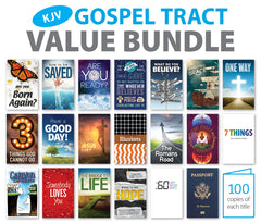 Gospel Tract Value Bundle (100 each of Top 20) – Moments With The Book