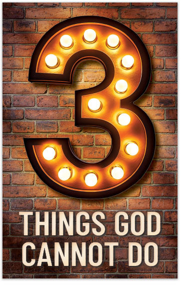 3 Things God Cannot Do