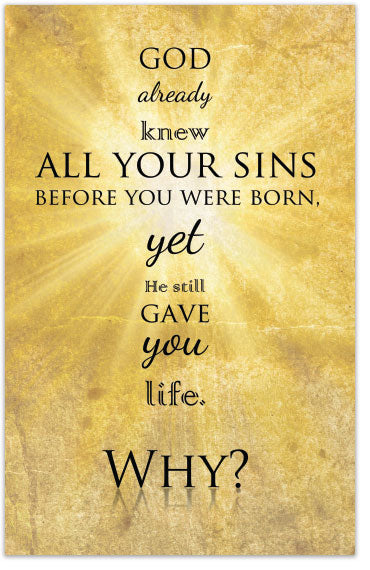 God Already Knew All Your Sins