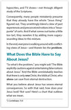 Who Is Your Jesus? (KJV)