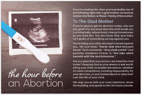 The Hour Before An Abortion (KJV)