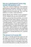 Are You A Good Person?