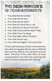 The Deer Hunter's 10 Commandments