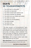 The Deer Hunter's 10 Commandments