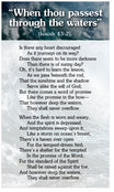 When Thou Passest Through The Waters