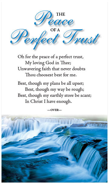 The Peace Of A Perfect Trust