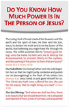 Do You Know How Much Power Is In The Person of Jesus? (KJV) (Preview page 1)