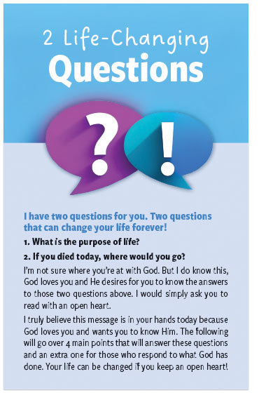Two Life-Changing Questions