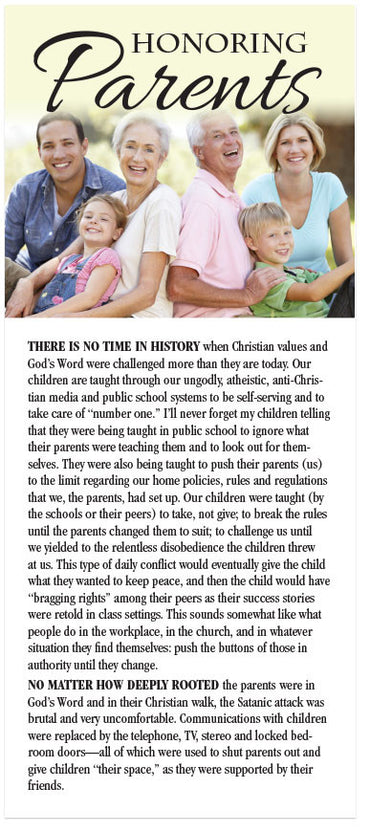 Honoring Parents (NIV) (Preview page 1)