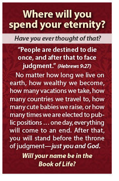 Where Will You Spend Your Eternity? (NIV) (Preview page 1)
