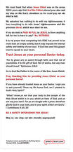 An Eternal Safety Intervention (KJV)