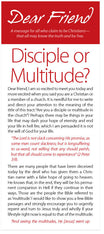 Dear Friend: Disciple or Multitude? (Preview page 1)
