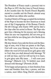 The Pope's Blessings (KJV)