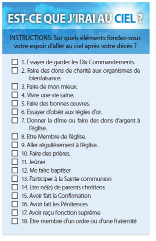 Am I Going To Heaven? (French)
