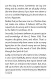Aren't Christians Hypocrites?