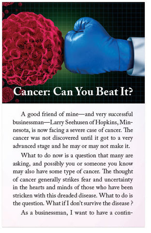 Cancer: Can You Beat It? (Preview page 1)