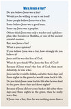 Was Jesus A Liar?