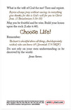 Pro-Choice? (NASB)