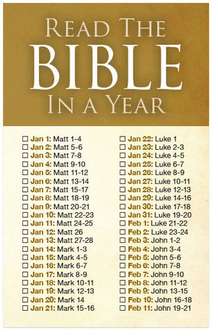 Read The Bible In A Year (Preview page 1)