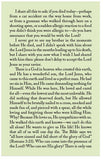 The Letter I Wish I Had Shared Earlier (NASB)
