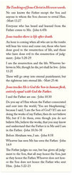 The Sayings of Jesus Christ