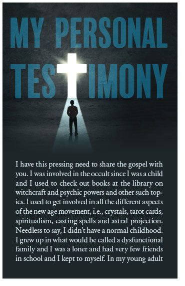 My Personal Testimony (Preview page 1)