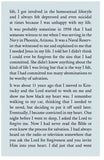 My Personal Testimony