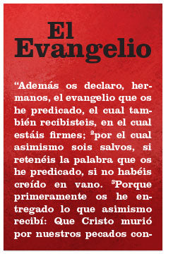 The Gospel (1 Cor 15:1-4, Spanish)