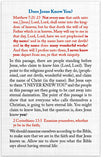 Does Jesus Know You? (KJV)