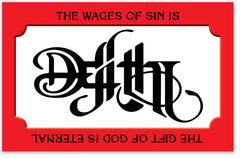 Mini Gospel Tract – Life or Death – Moments With The Book