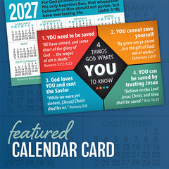2027 Calendar Cards