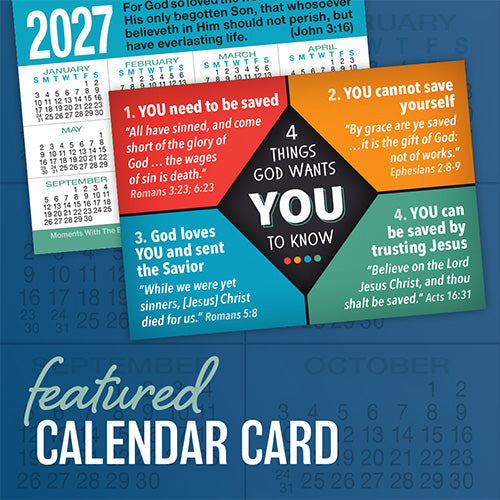 2027 Calendar Cards