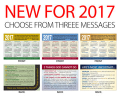 2017 Calendar Cards