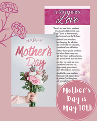 Mother's Day 2026 is May 10th!